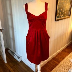 Scarlet red cocktail dress ❤️ Holiday dress sz 8